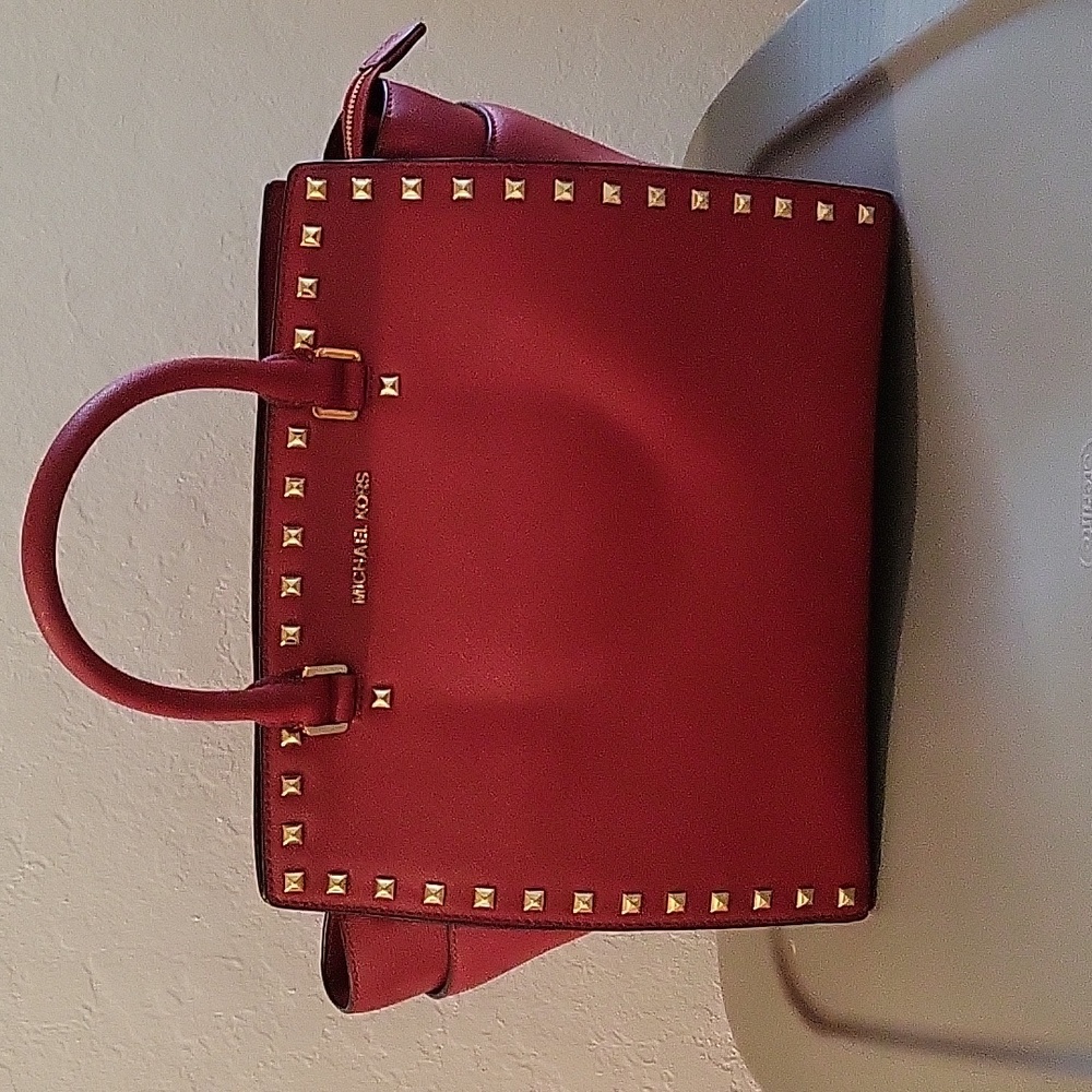 Michael kors studded handbag